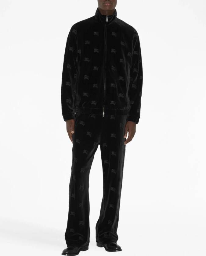 Burberry Fluwelen sweater Zwart