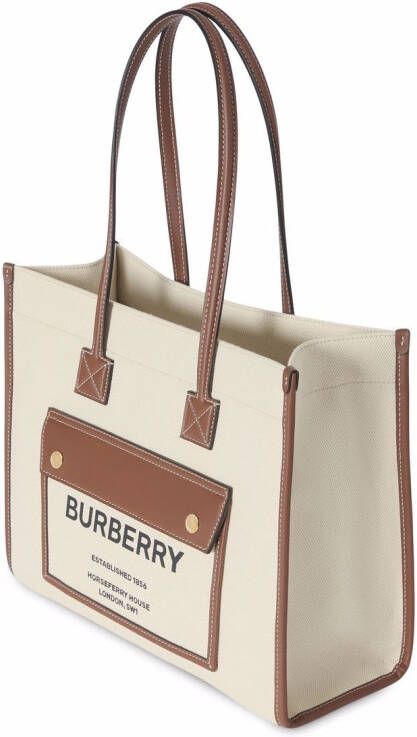 Burberry Freya kleine shopper Beige