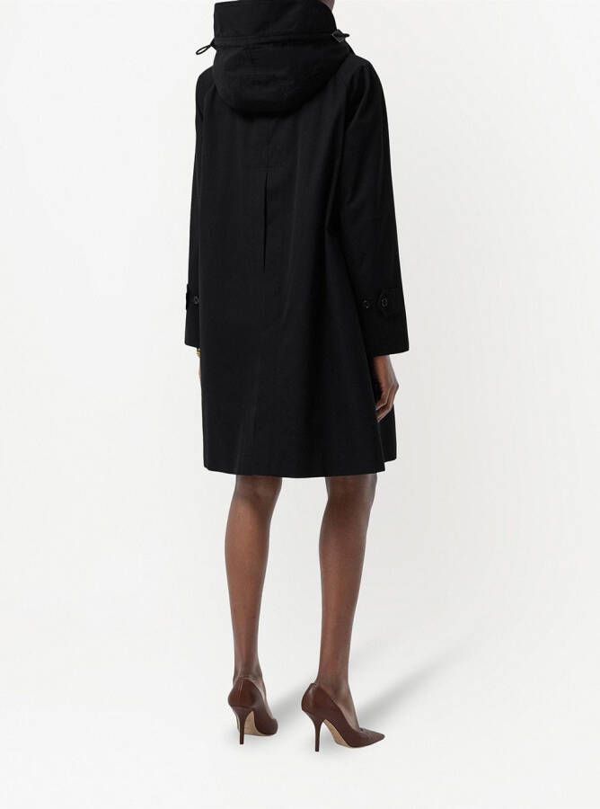 Burberry Gabardine jas Zwart