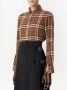 Burberry Geruite blouse Bruin - Thumbnail 3