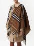 Burberry Geruite cape Bruin - Thumbnail 3