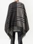 Burberry Geruite cape Grijs - Thumbnail 4