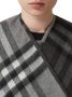 Burberry Geruite cape Grijs - Thumbnail 5