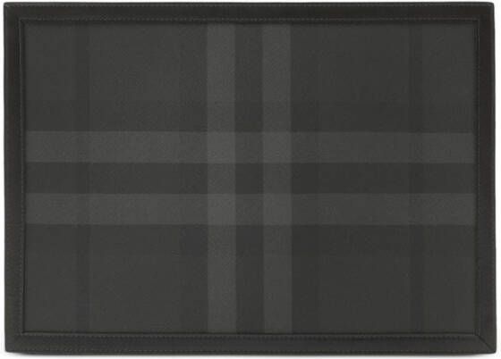 Burberry Geruite clutch Zwart
