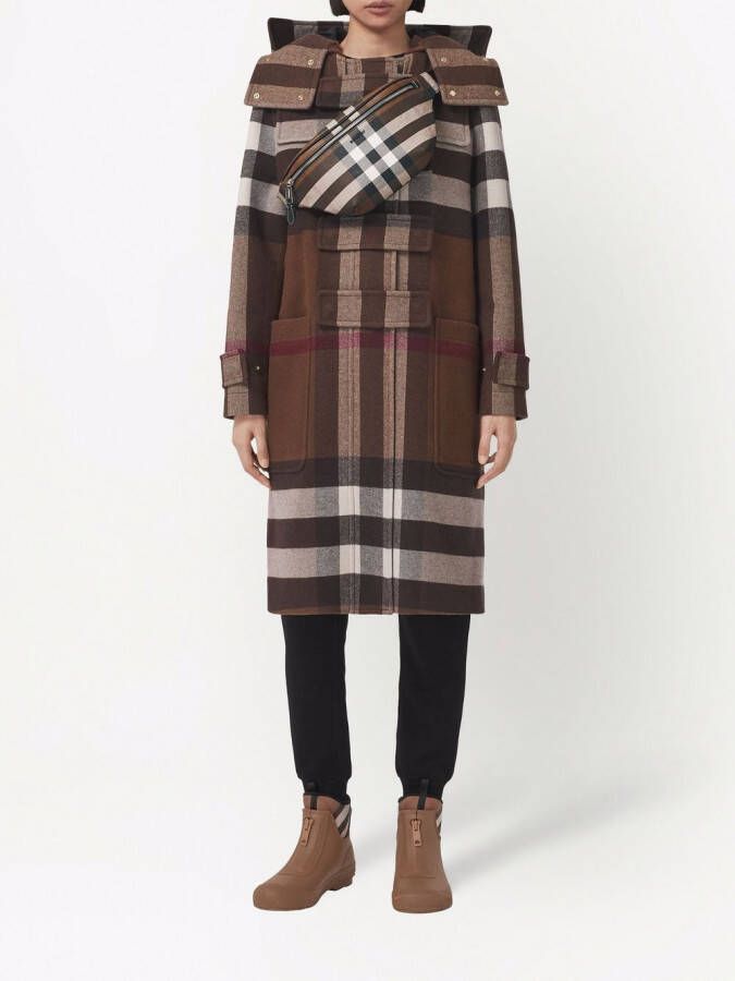 Burberry Geruite heuptas Bruin