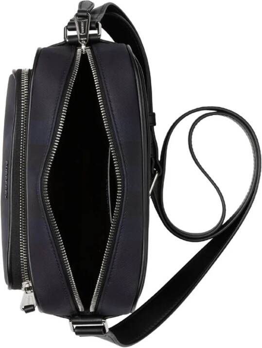 Burberry Geruite messengertas Blauw