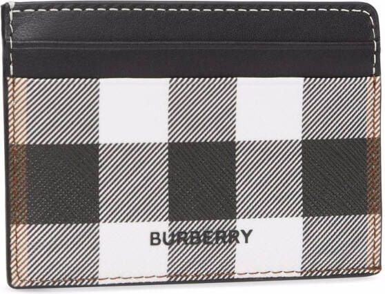 Burberry Geruite pasjeshouder Bruin