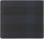Burberry Geruite portemonnee Blauw - Thumbnail 2