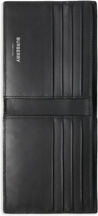 Burberry Geruite portemonnee Blauw