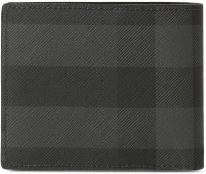 Burberry Geruite portemonnee Zwart