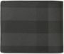Burberry Geruite portemonnee Zwart - Thumbnail 2