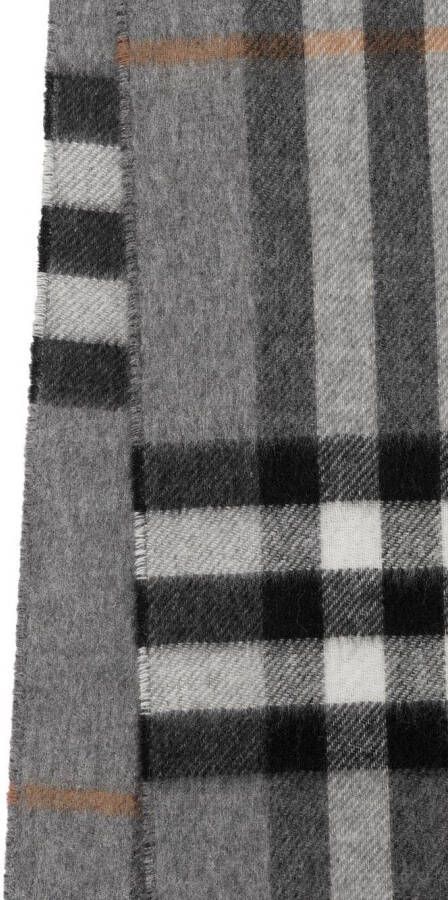 Burberry Geruite sjaal Grijs