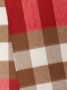 Burberry Geruite sjaal Rood - Thumbnail 4