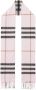 Burberry Geruite sjaal Roze - Thumbnail 2