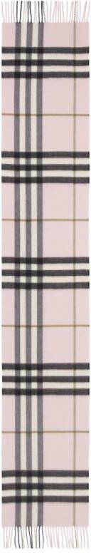 Burberry Geruite sjaal Roze