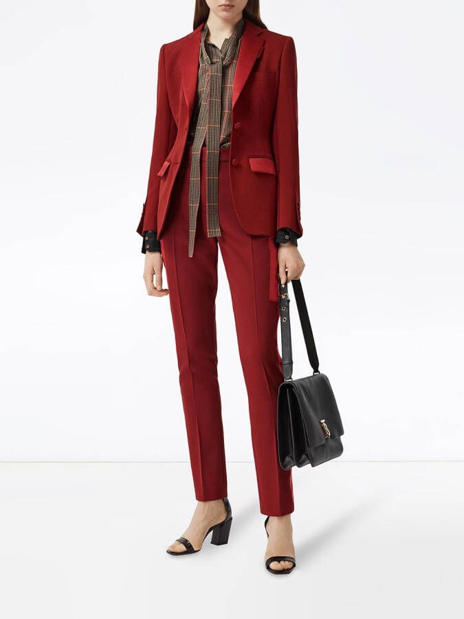 Burberry Gestreepte broek Rood