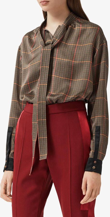Burberry Gestreepte broek Rood