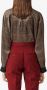 Burberry Gestreepte broek Rood - Thumbnail 4