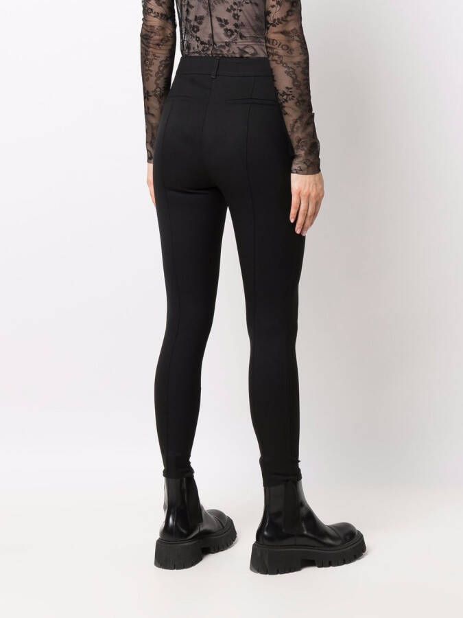 Burberry High waist broek Zwart