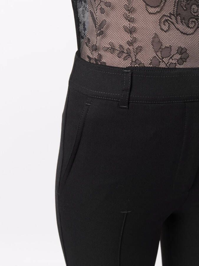 Burberry High waist broek Zwart