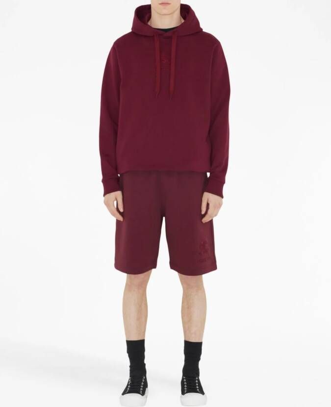 Burberry Hoodie met borduurwerk Rood