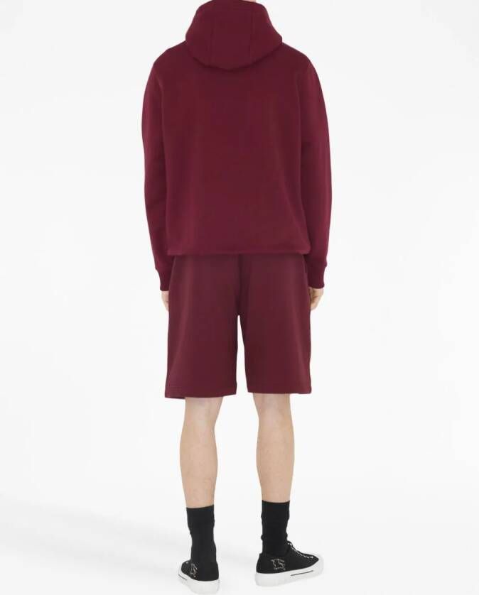 Burberry Hoodie met borduurwerk Rood