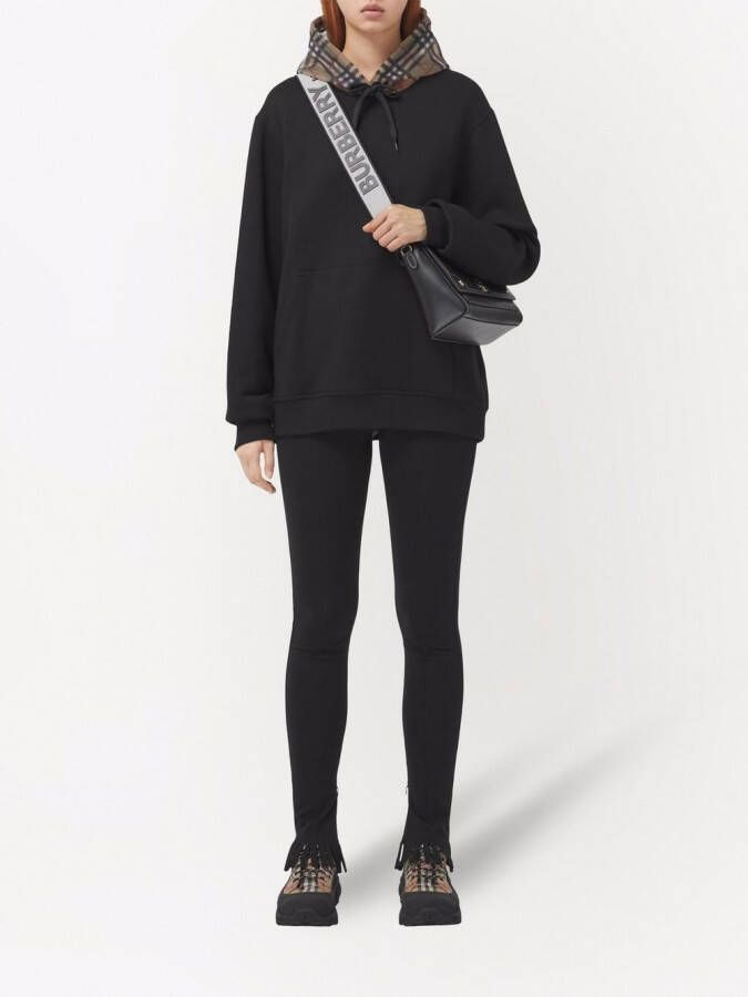 Burberry Hoodie met capuchon Zwart