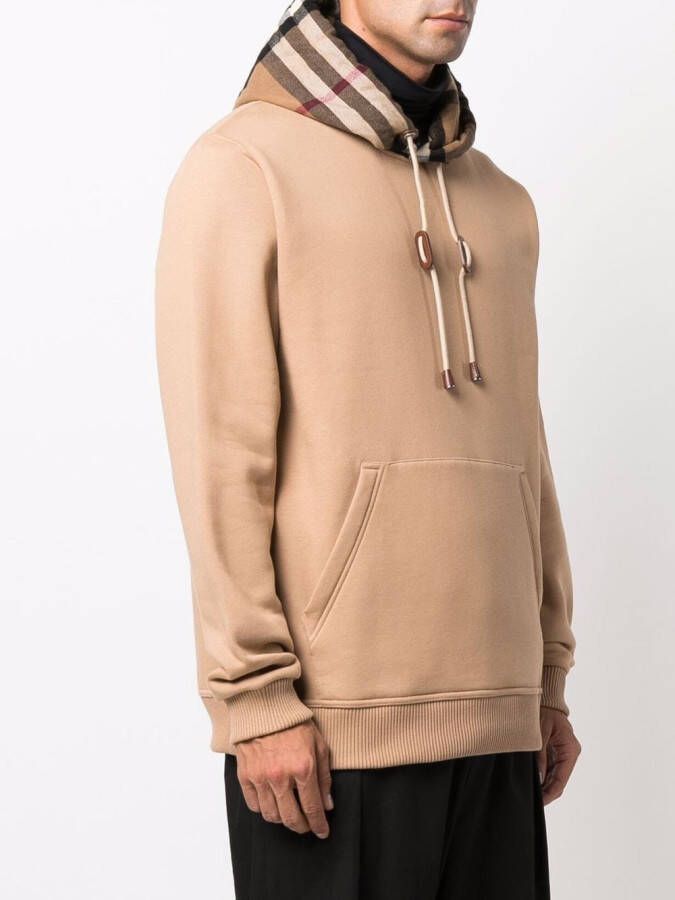 Burberry Hoodie met print Bruin