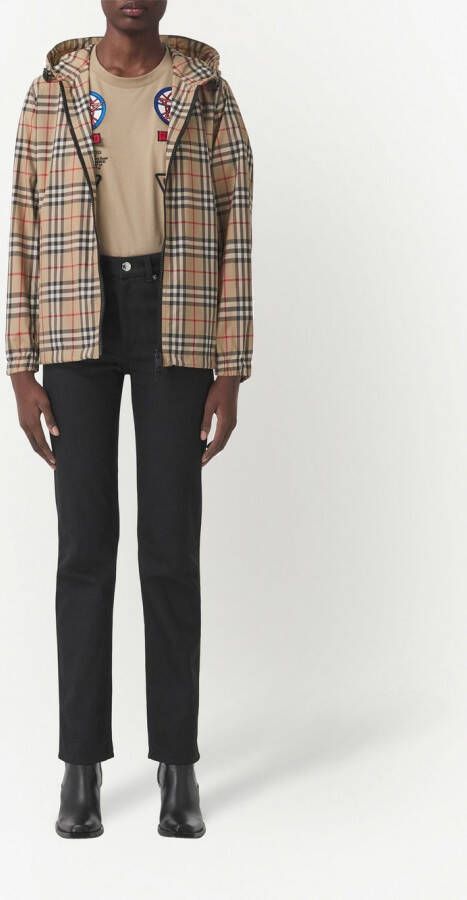Burberry Donsjack met capuchon Beige