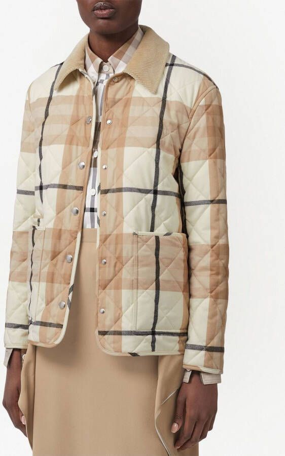 Burberry Jack met vintage ruit Beige