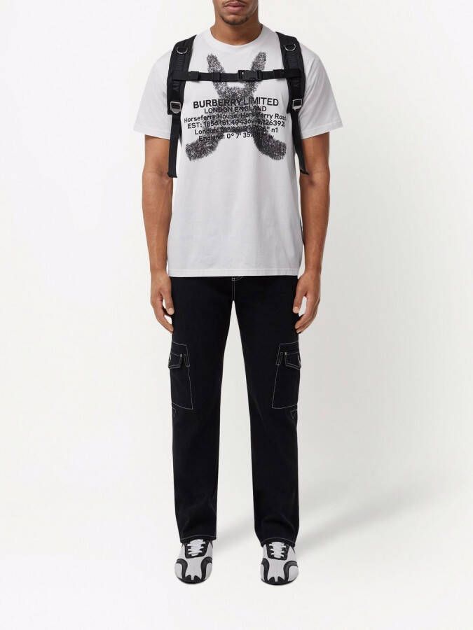 Burberry Jeans met contrasterend stiksel Zwart