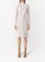 Burberry Jurk met sterpatroon Beige - Thumbnail 3