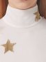 Burberry Jurk met sterpatroon Beige - Thumbnail 5