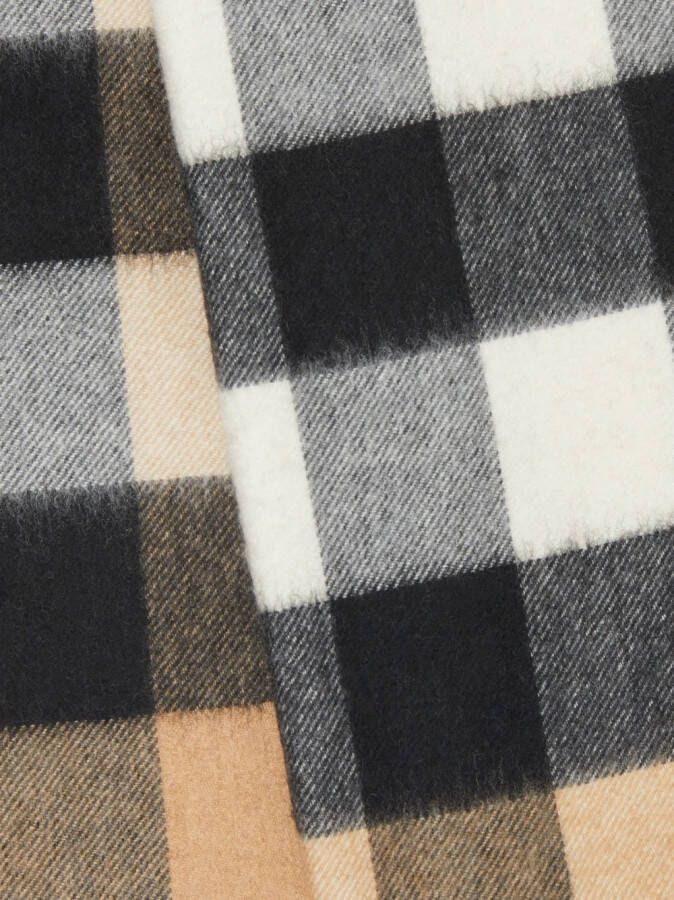 Burberry Vintage check kasjmier sjaal Bruin