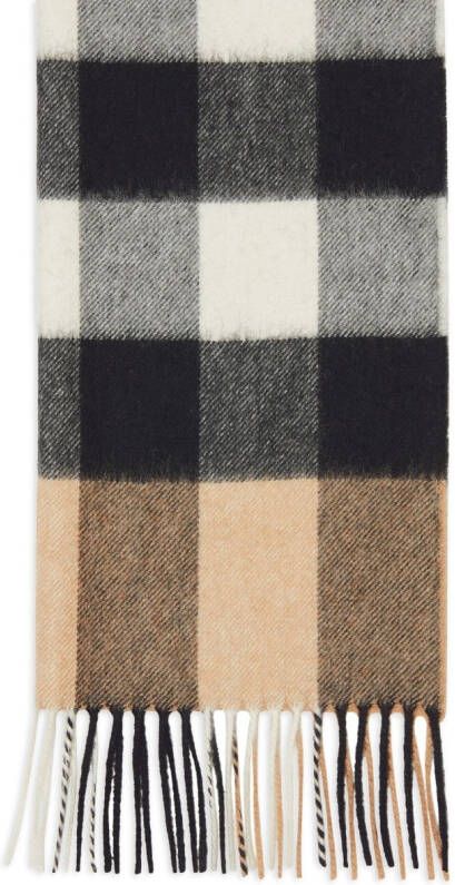 Burberry Vintage check kasjmier sjaal Bruin