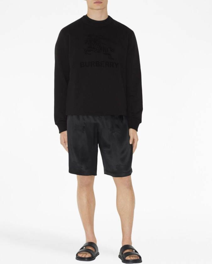 Burberry Katoenen sweater Zwart