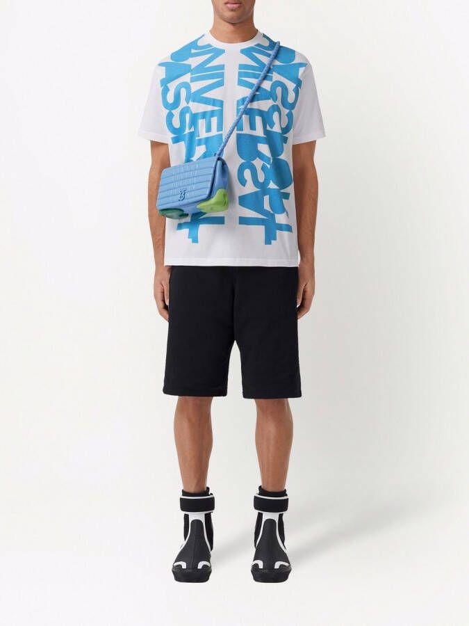 Burberry Katoenen T-shirt Wit