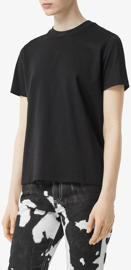 Burberry Katoenen T-shirt Zwart
