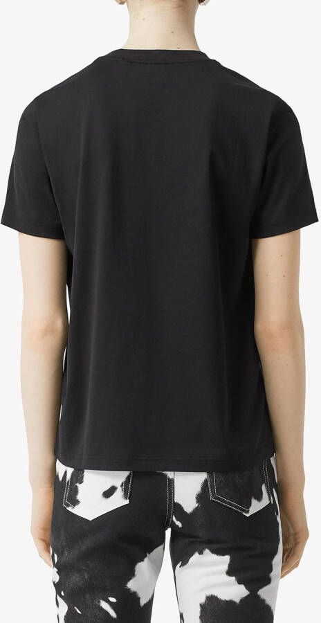 Burberry Katoenen T-shirt Zwart