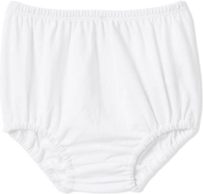 Burberry Kids Piqué jurk Wit