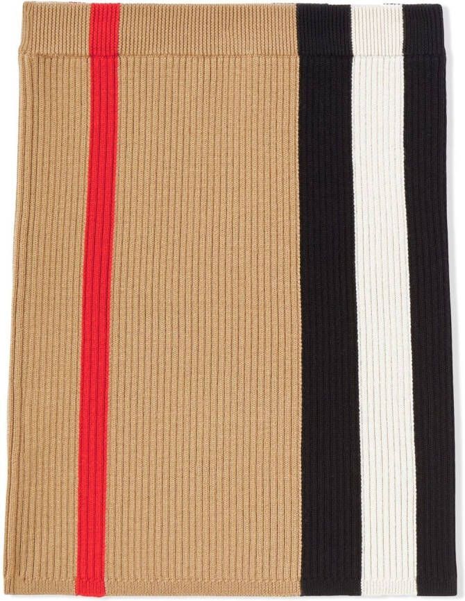 Burberry Kids Gebreide rok Beige