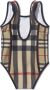 Burberry Kids Geruit badpak Bruin - Thumbnail 2