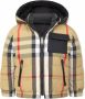 Burberry Kids Geruit donsjack Beige - Thumbnail 2