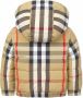 Burberry Kids Geruit donsjack Beige - Thumbnail 3