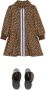 Burberry Kids Jurk met monogramprint Bruin - Thumbnail 2