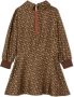 Burberry Kids Jurk met monogramprint Bruin - Thumbnail 3