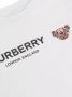 Burberry Kids Katoenen T-shirt Wit - Thumbnail 5