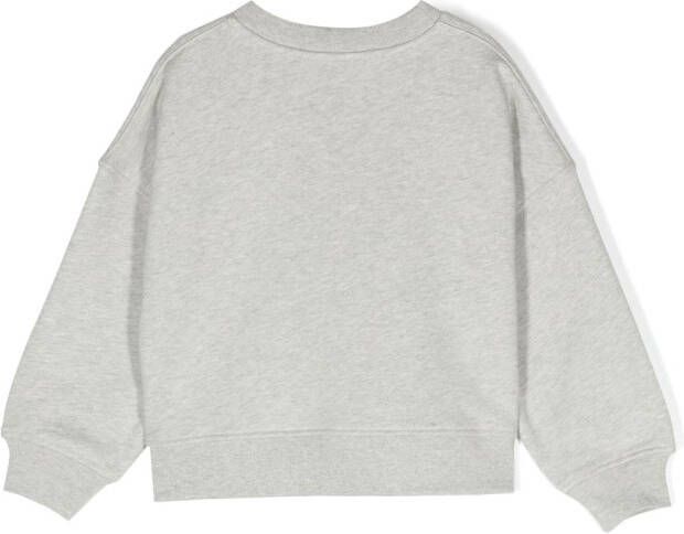 Burberry Kids Sweater met logo-reliëf Grijs