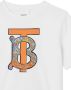 Burberry Kids T-shirt met monogram patroon Wit - Thumbnail 4