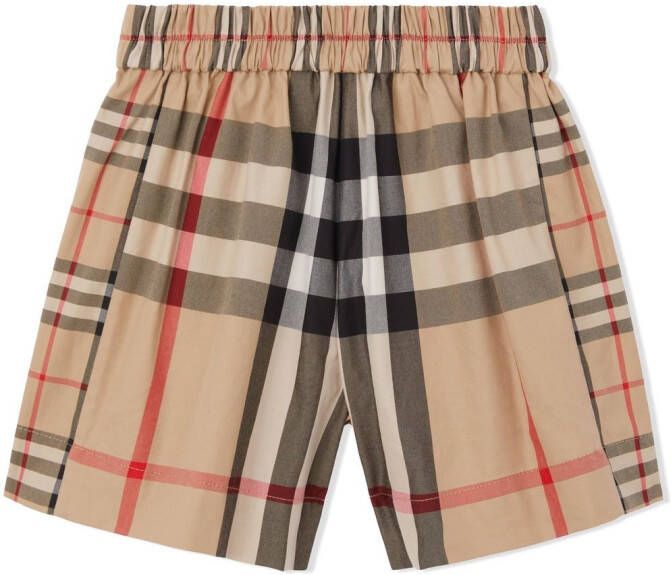Burberry Kids Vintage Check shorts Beige
